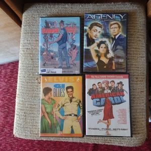 $15.00 FOUR VARIETY OF DVD MOVIES.